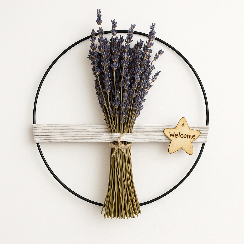 Kış Donu Lavanta - Gümüş vurgularla tatil temalı lavanta buketi